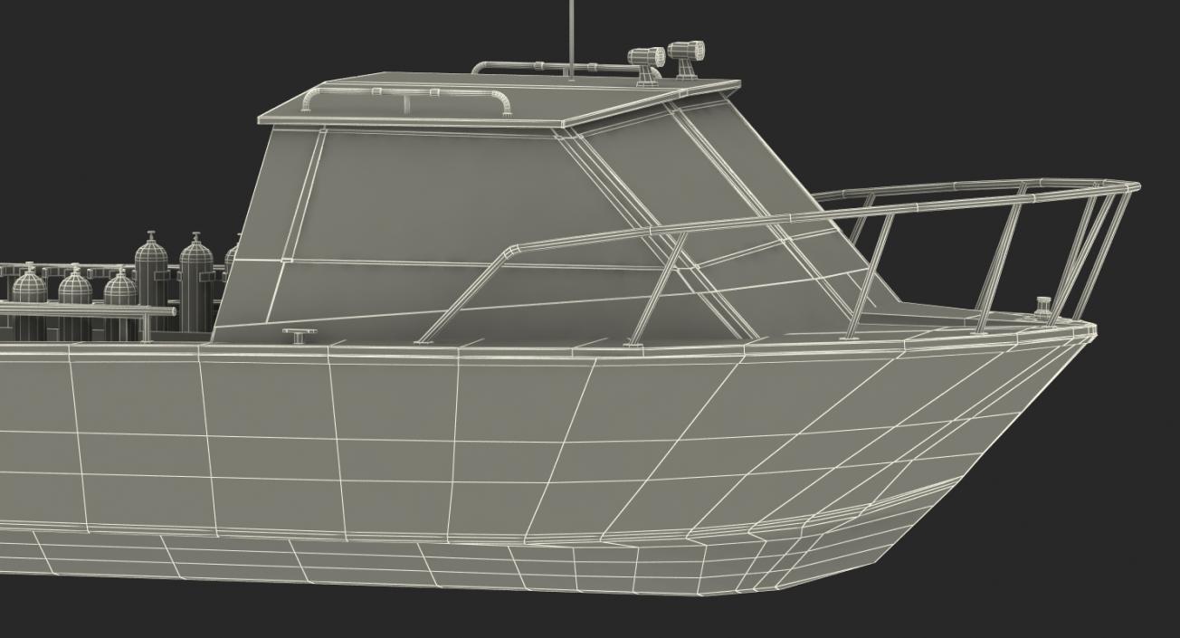 Dive Boat 3D model