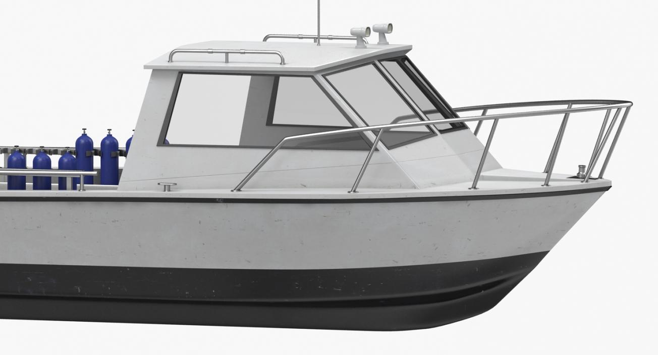 Dive Boat 3D model