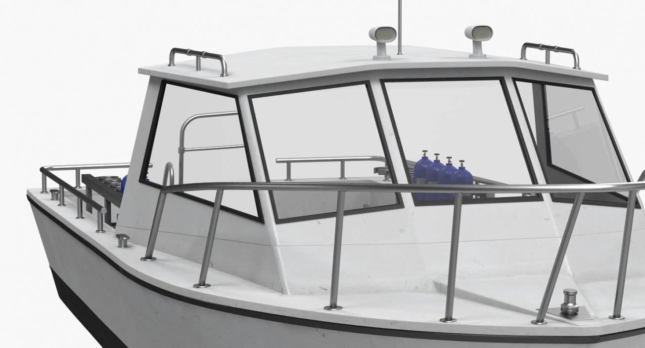 Dive Boat 3D model