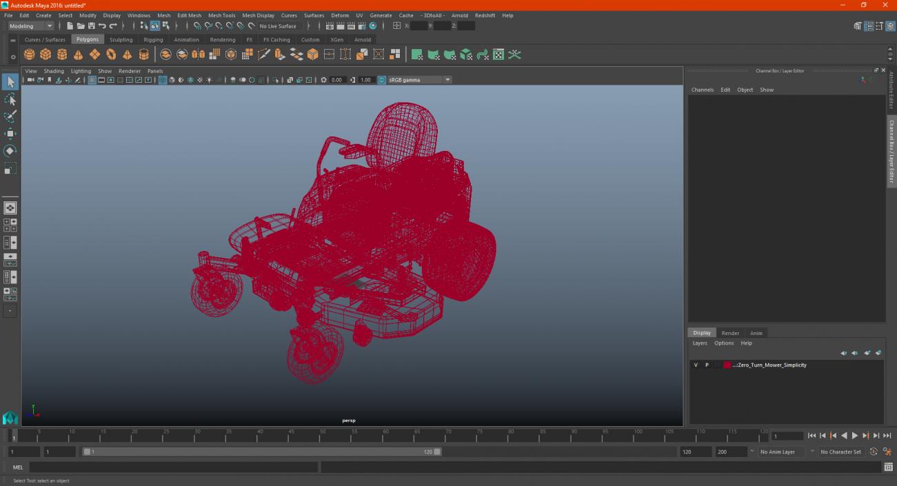 3D Zero Turn Mower Simplicity