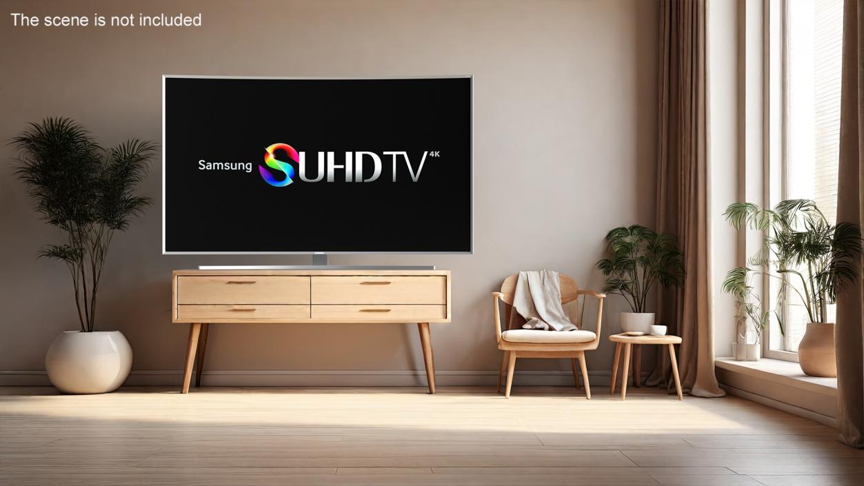 3D Samsung Curved SUHD Television 88 Inch model