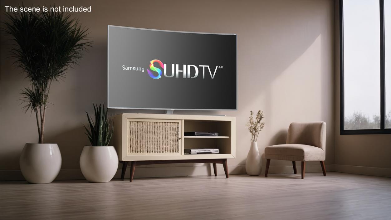 3D Samsung Curved SUHD Television 88 Inch model