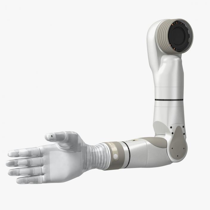 3D Bionic Arm Deka Rigged for Cinema 4D