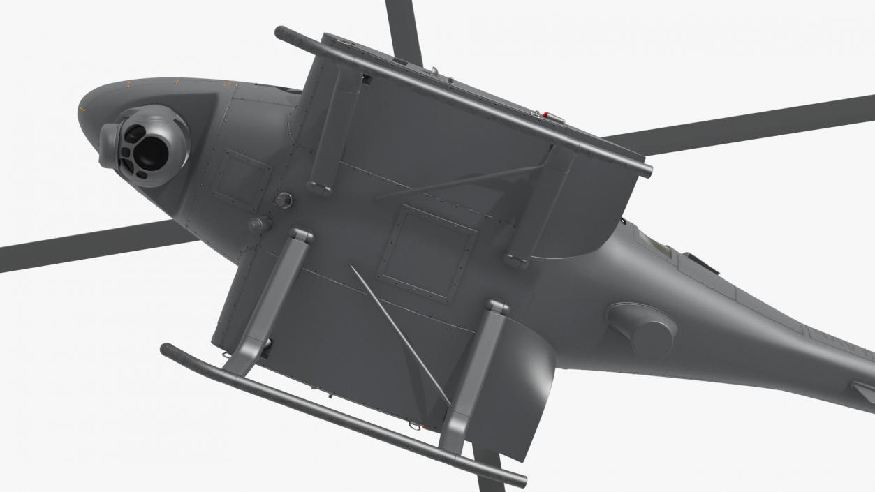 3D Northrop Grumman MQ-8 Fire Scout Rigged for Maya model