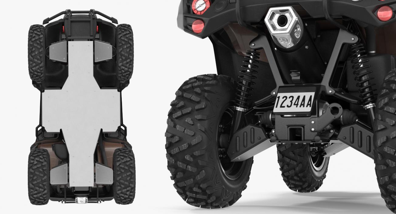 3D ATV Four Wheelers Collection model