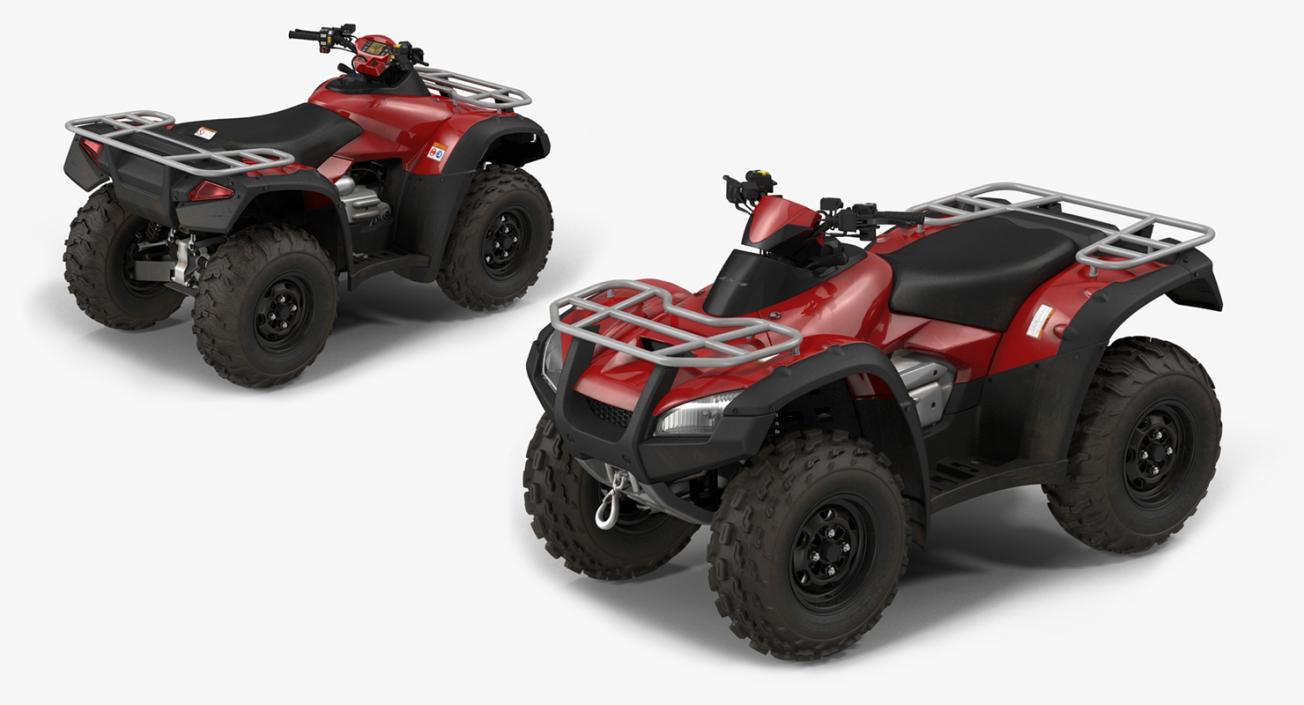 3D ATV Four Wheelers Collection model