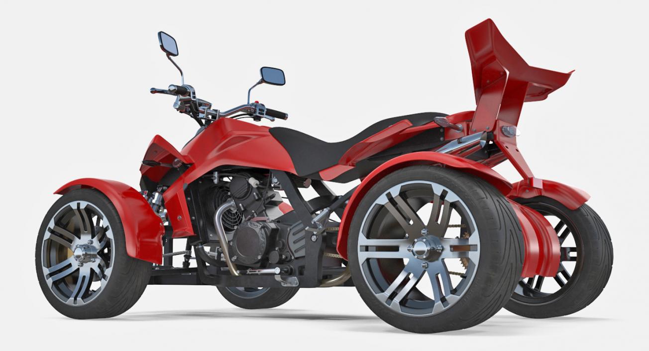 3D ATV Four Wheelers Collection model