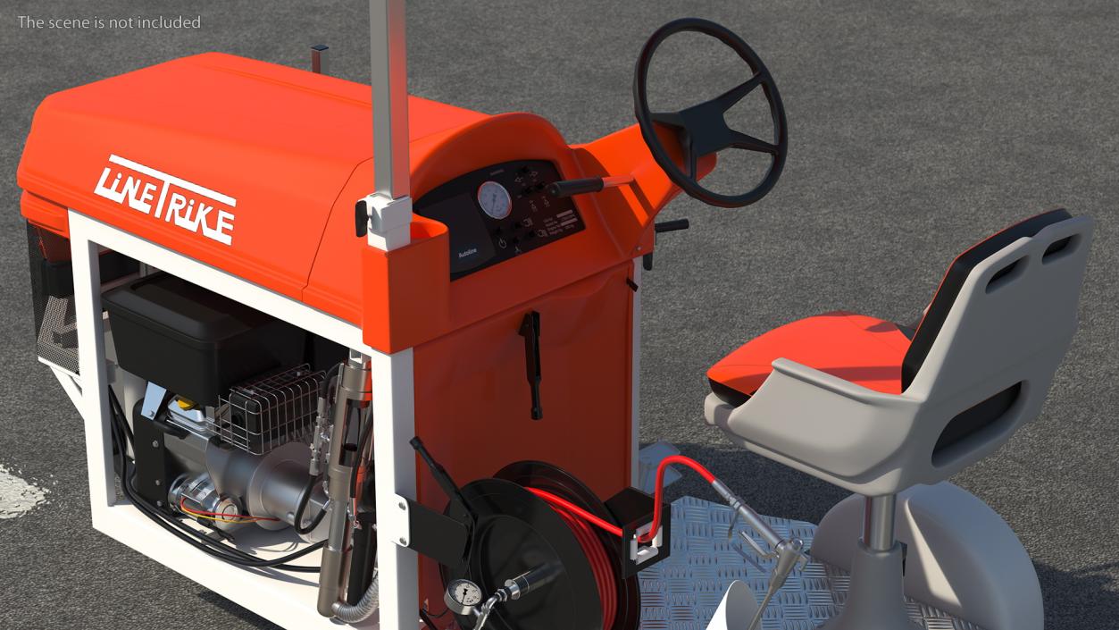 3D model LineTrike Road Line Marking Machine