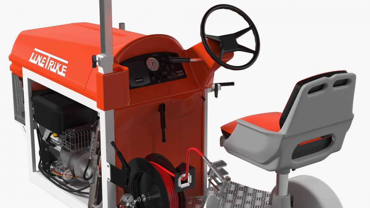 3D model LineTrike Road Line Marking Machine