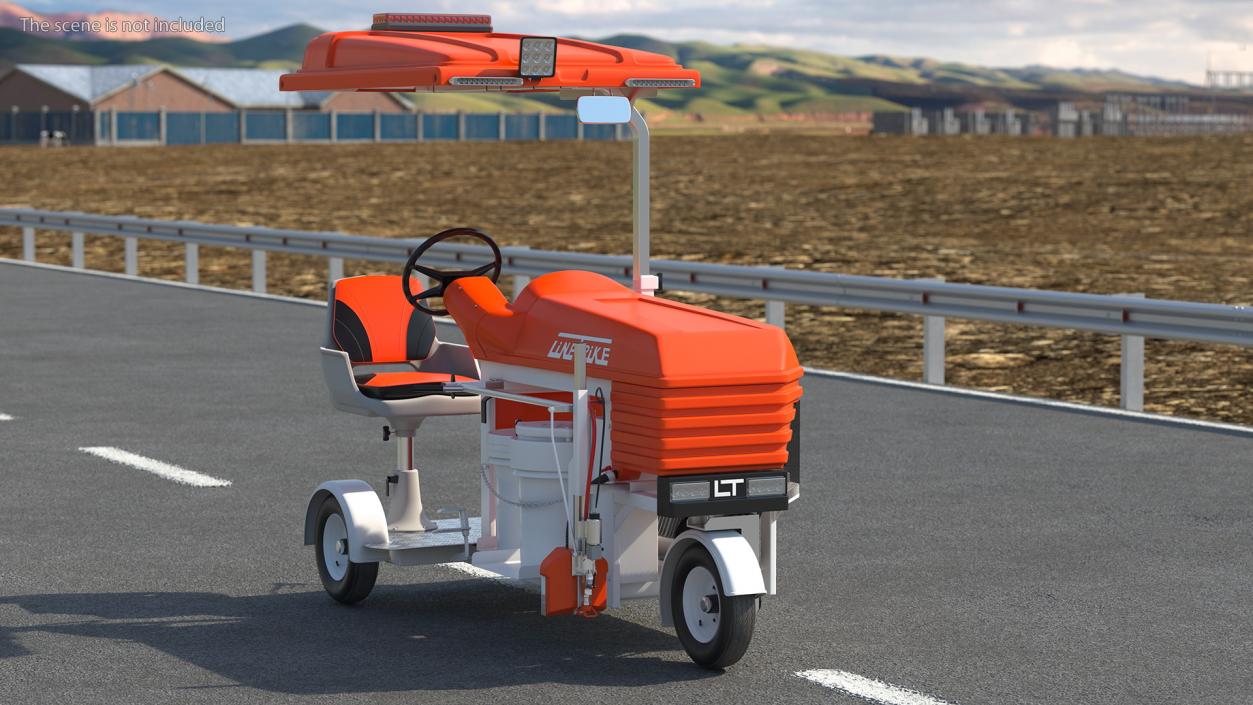 3D model LineTrike Road Line Marking Machine