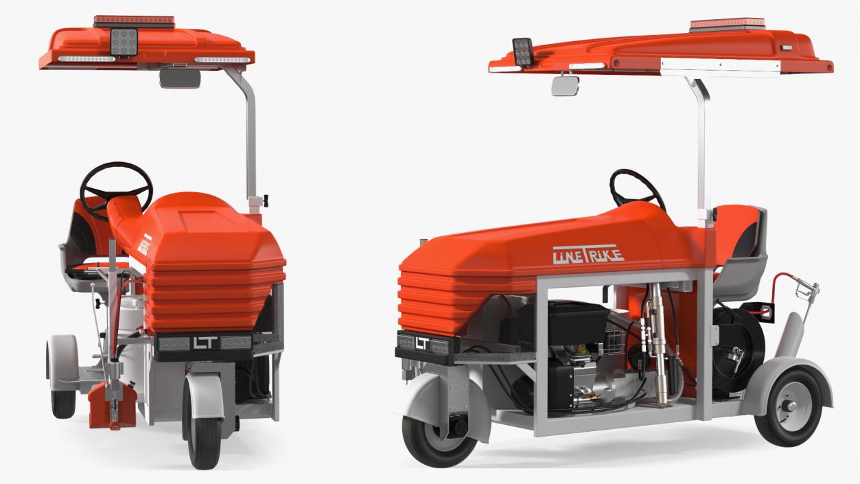 3D model LineTrike Road Line Marking Machine