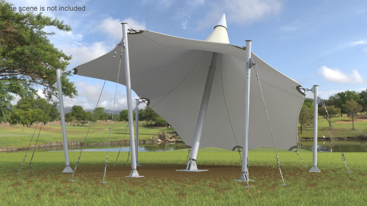 3D Tensile Fabric Tent 2