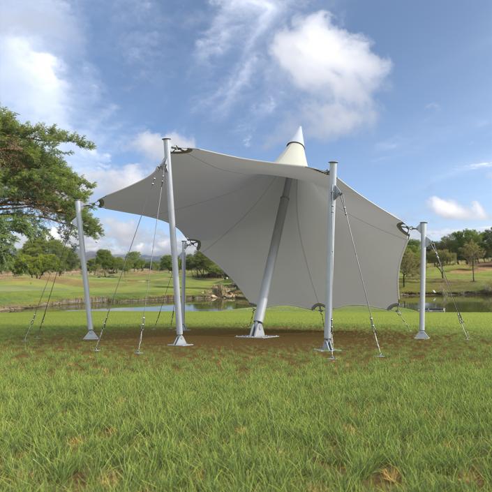 3D Tensile Fabric Tent 2