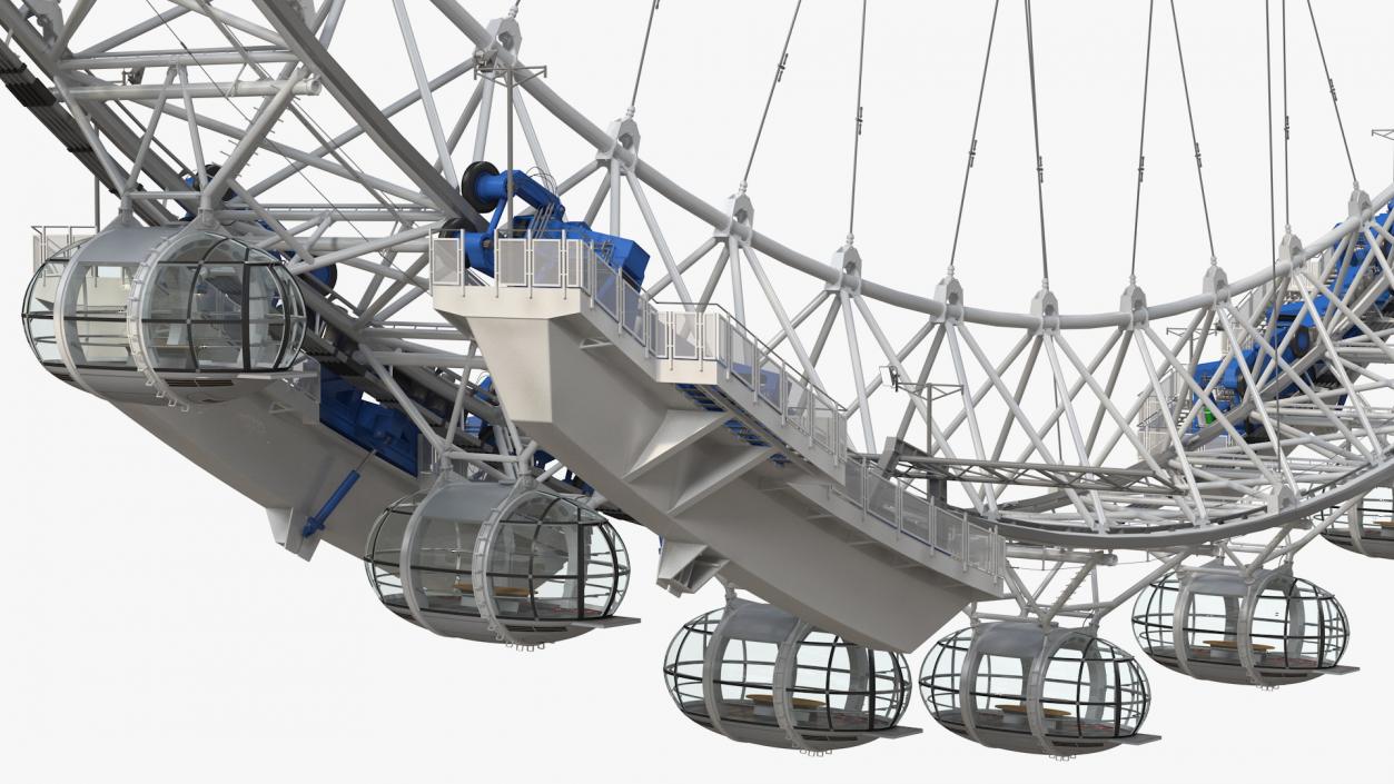 3D model Cantilevered Observation Wheel