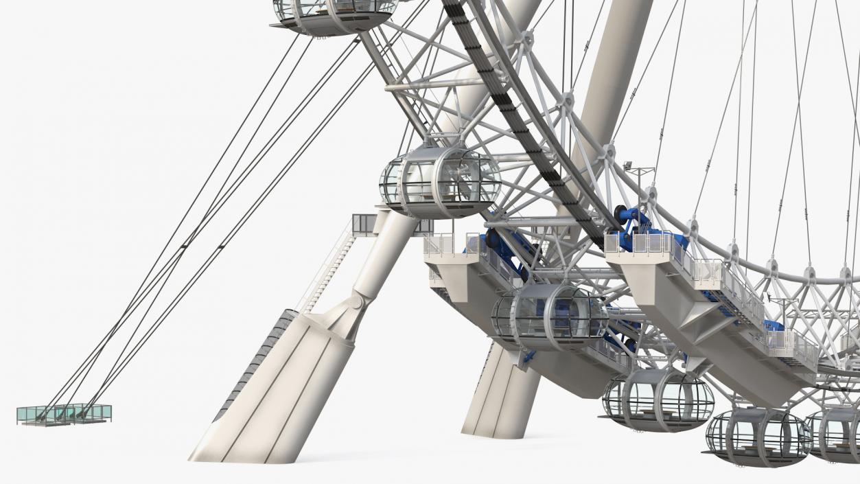 3D model Cantilevered Observation Wheel