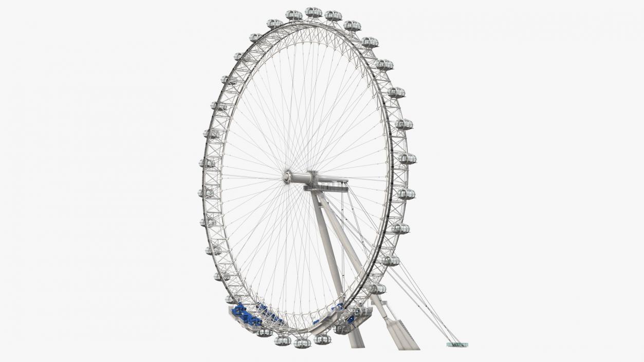 3D model Cantilevered Observation Wheel