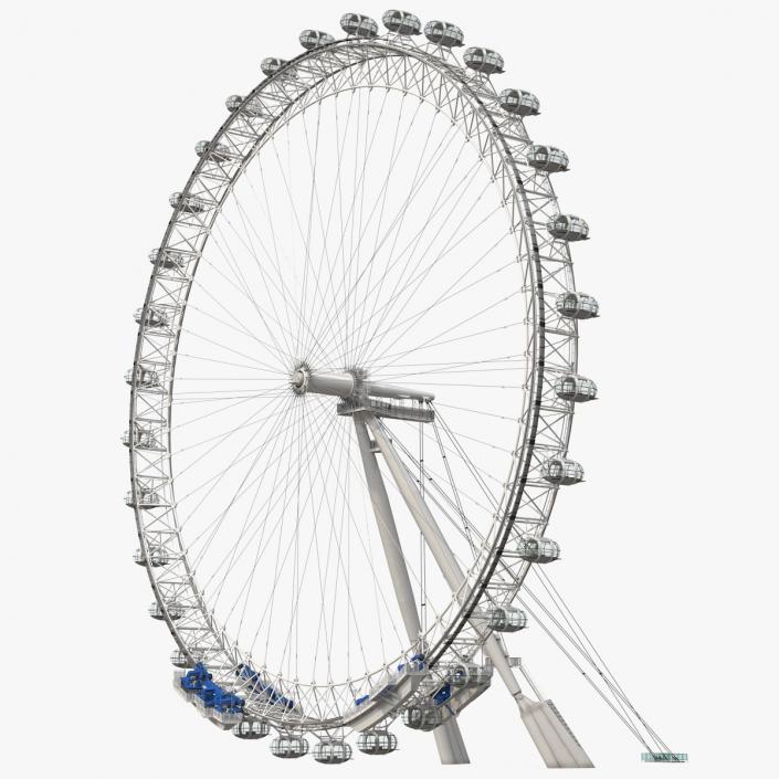 3D model Cantilevered Observation Wheel