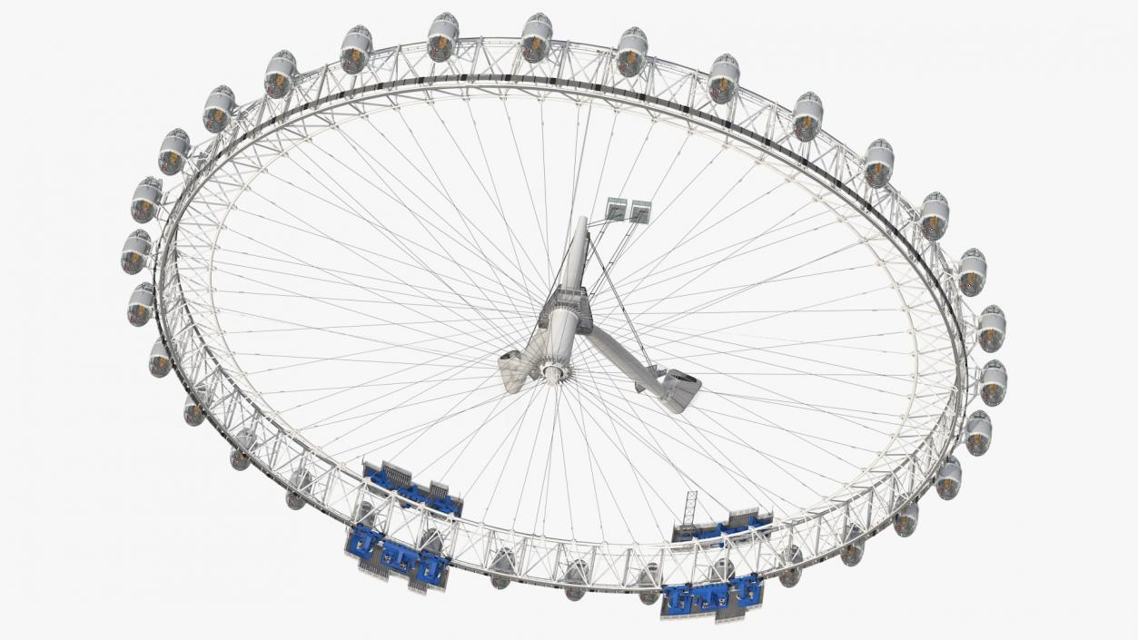 3D model Cantilevered Observation Wheel