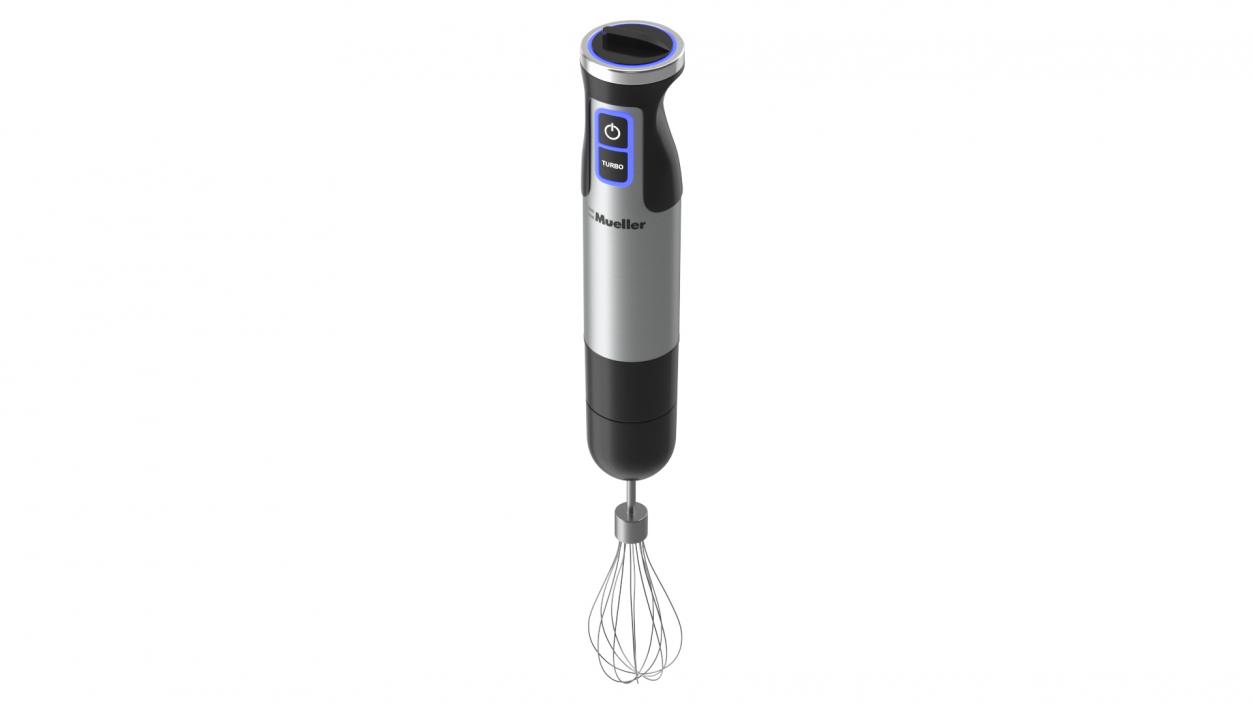 3D model Hand Blender Mueller with Egg Whisk