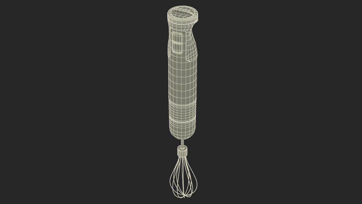 3D model Hand Blender Mueller with Egg Whisk