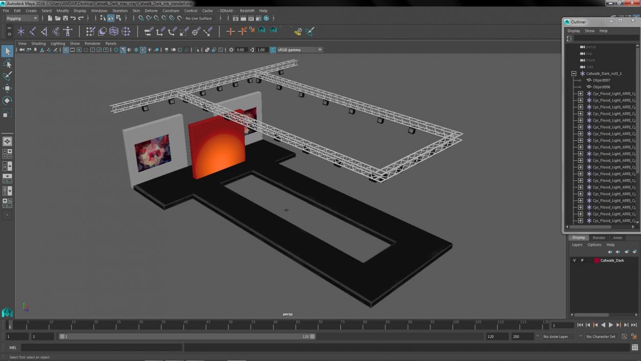 Catwalk Dark 3D