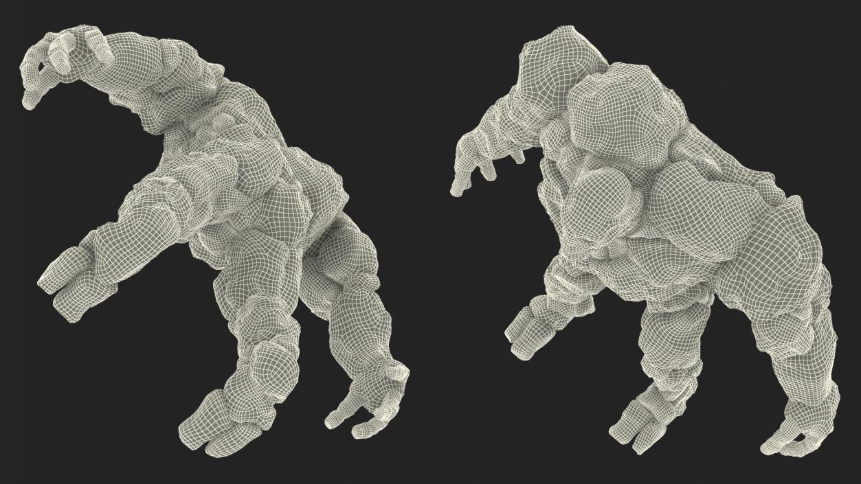 3D Character Stone Golem