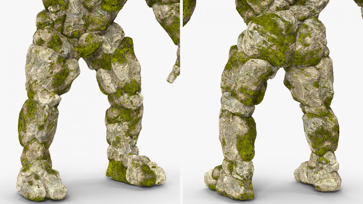 3D Character Stone Golem