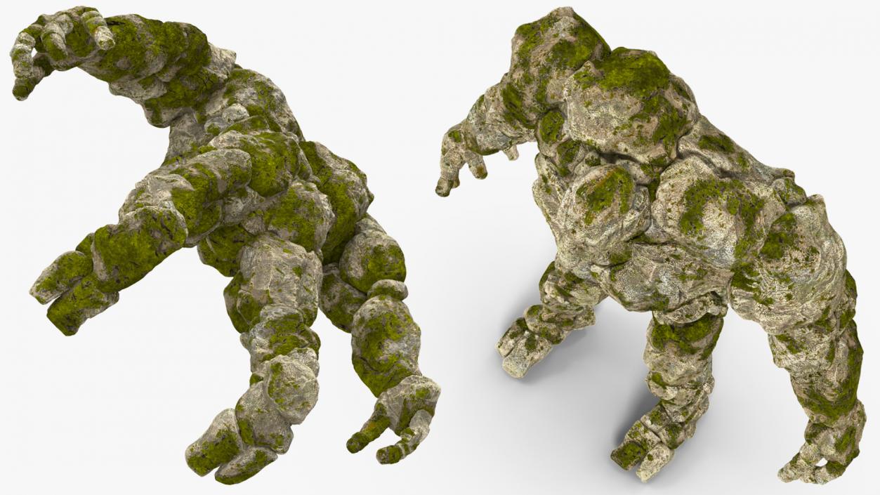 3D Character Stone Golem