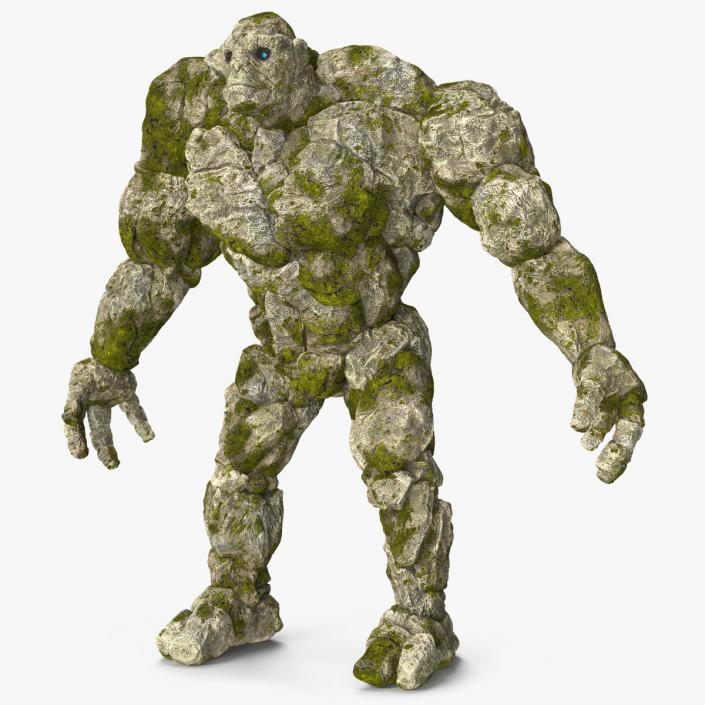 3D Character Stone Golem