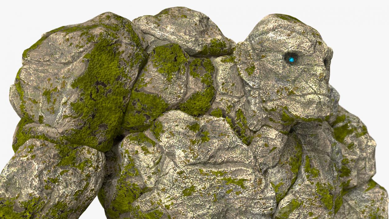 3D Character Stone Golem