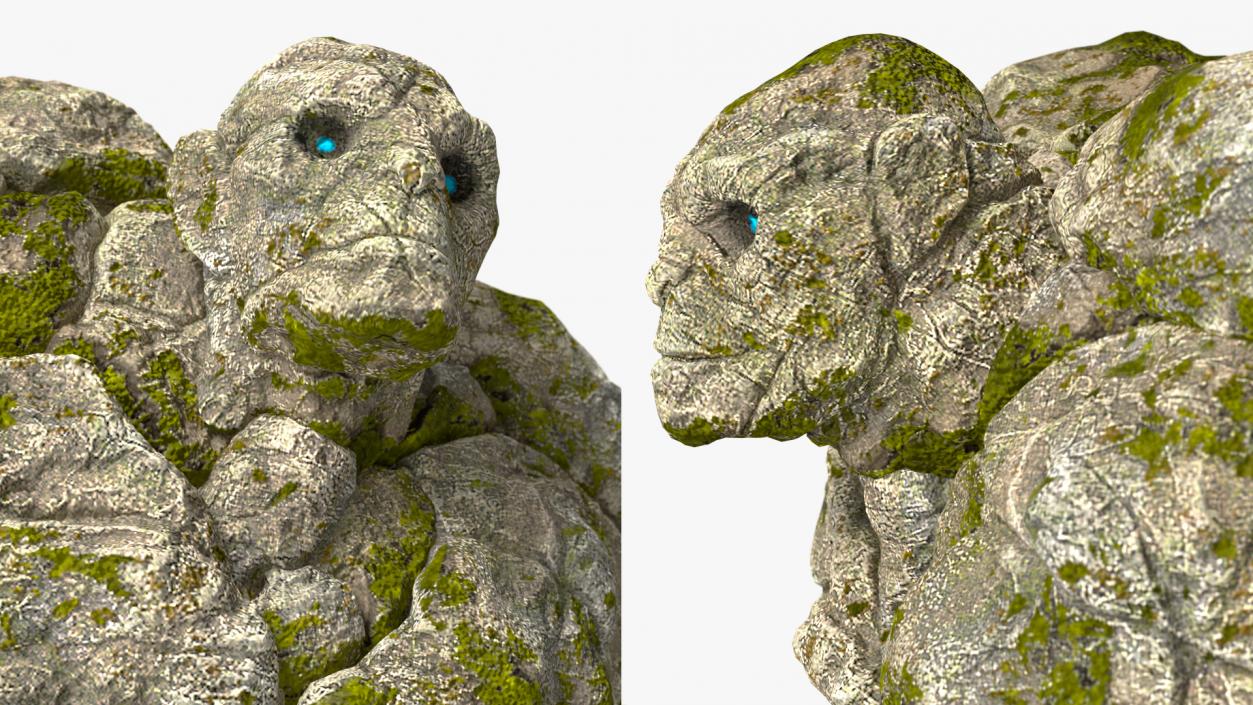 3D Character Stone Golem