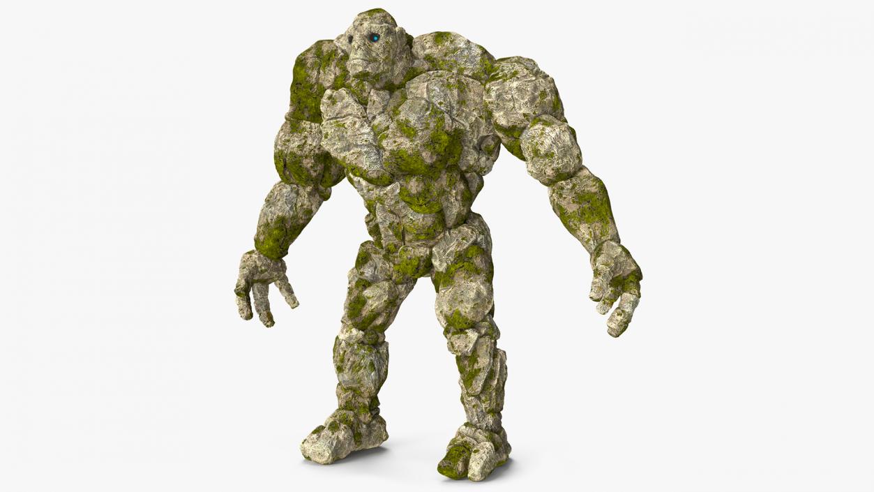 3D Character Stone Golem