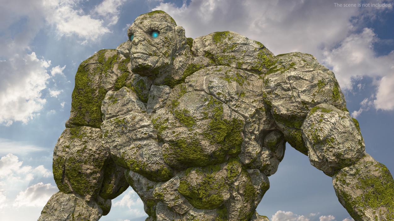 3D Character Stone Golem