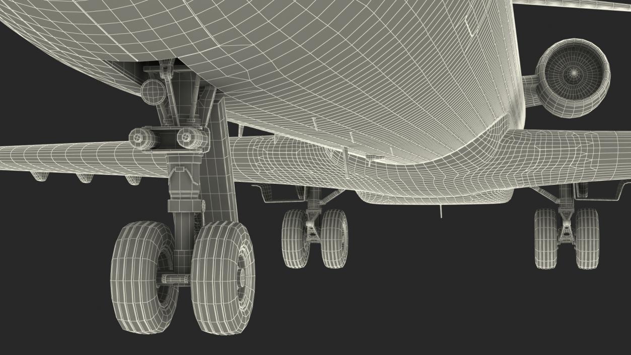 Regional Jet Bombardier CRJ550 Exterior Only 3D model