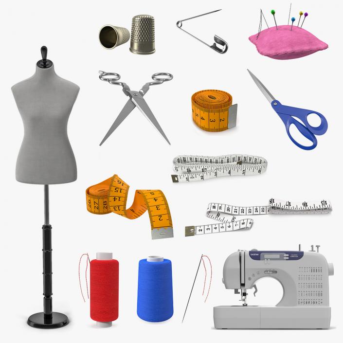 Sewing Collection 4 3D model