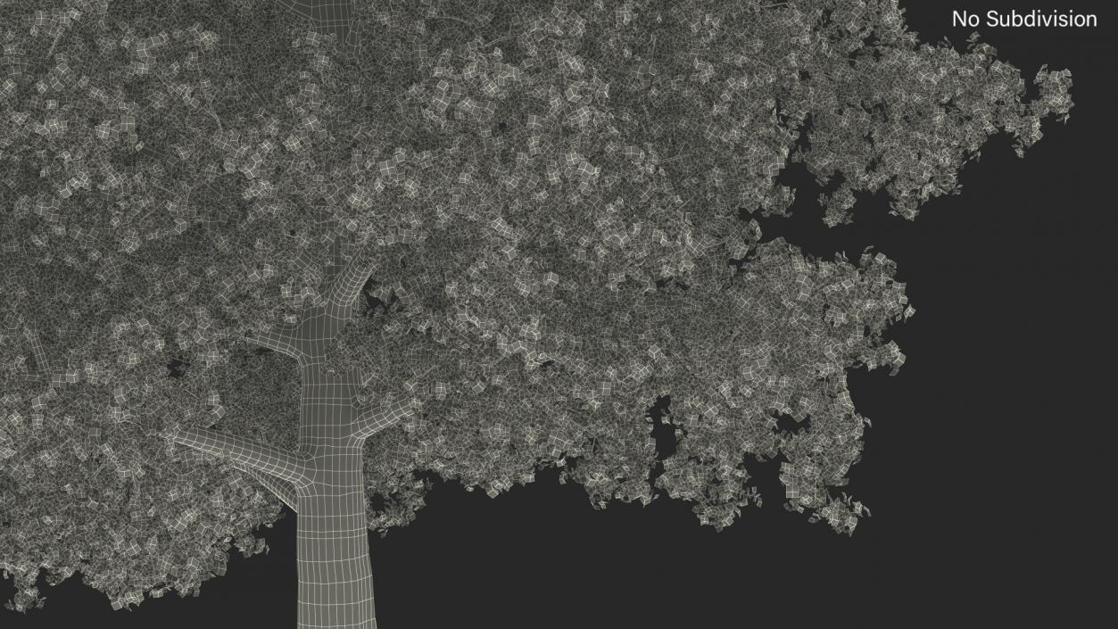 3D Autumn Poplar Tree model