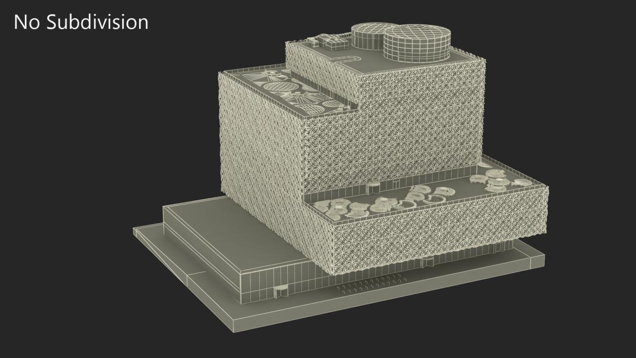 3D Birmingham Library model