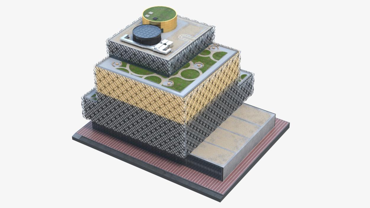 3D Birmingham Library model