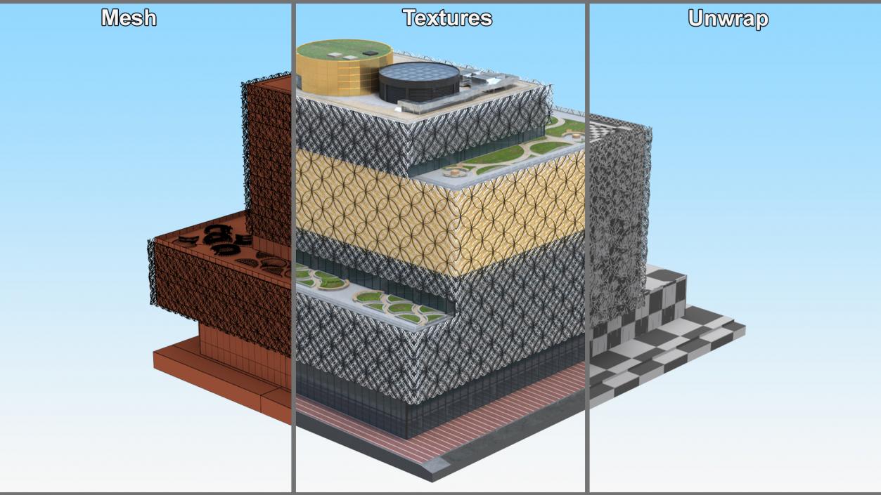 3D Birmingham Library model