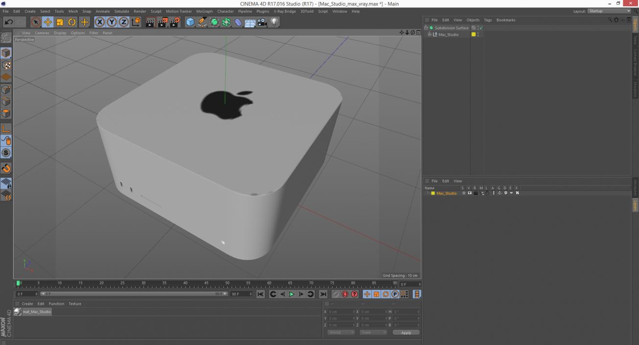 3D model Mac Studio