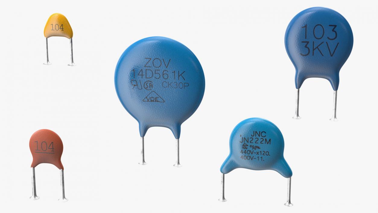 3D Monolithic Ceramic Capacitor Soldered Set