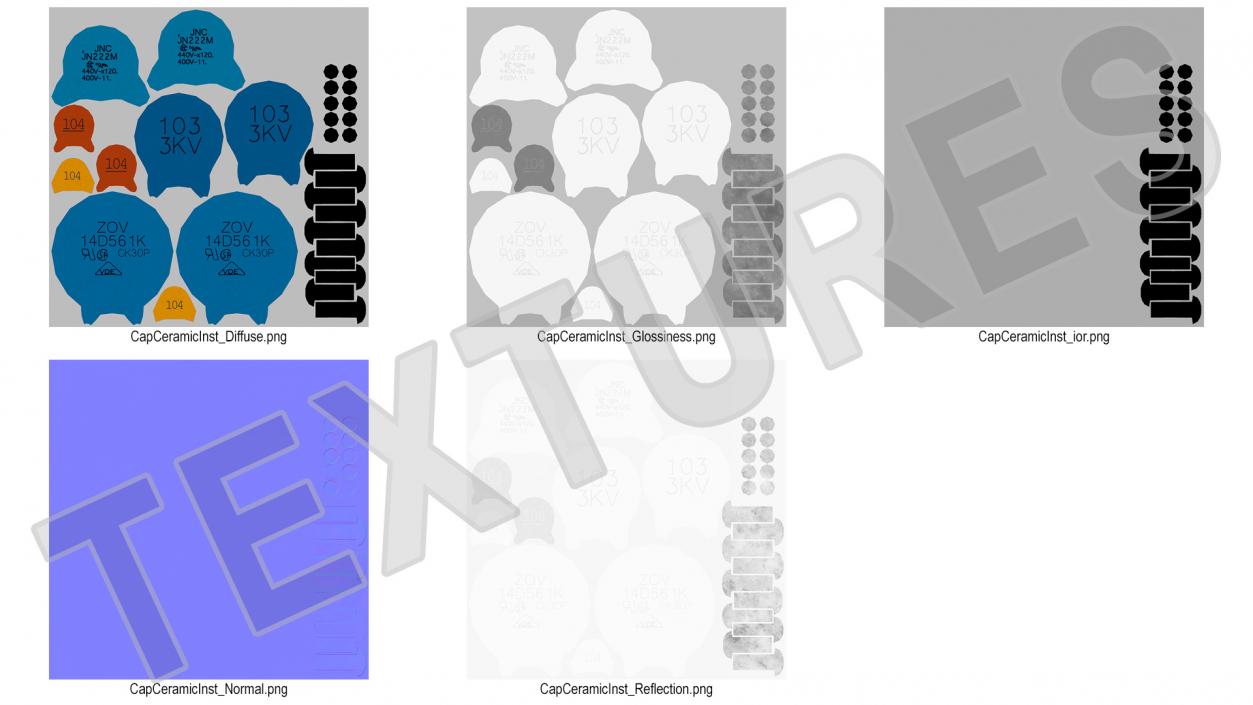 3D Monolithic Ceramic Capacitor Soldered Set