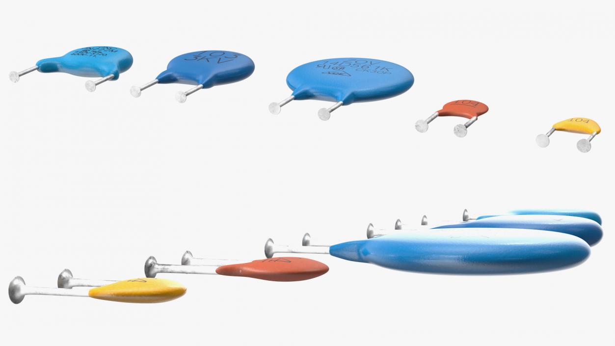 3D Monolithic Ceramic Capacitor Soldered Set