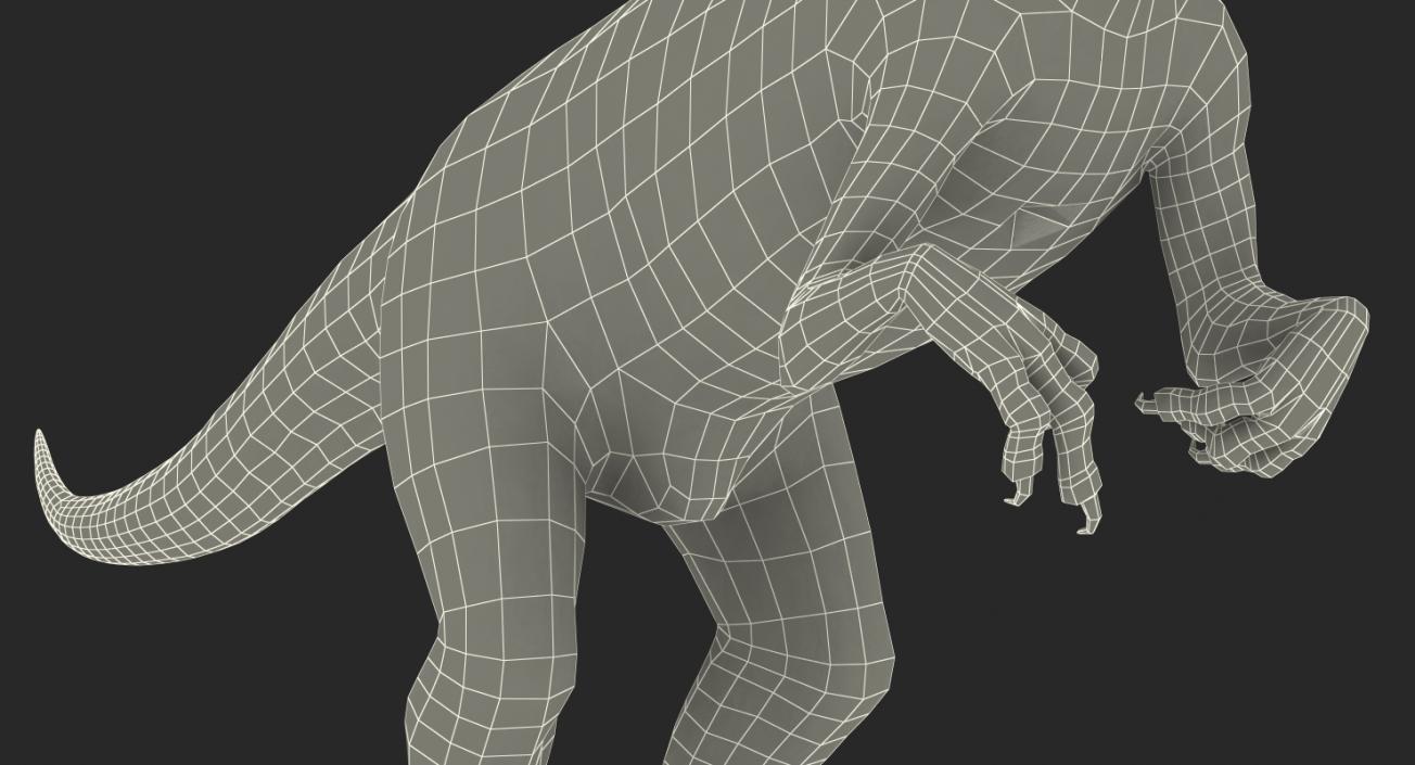 3D model Dinosaur Compsognathus Worried Pose