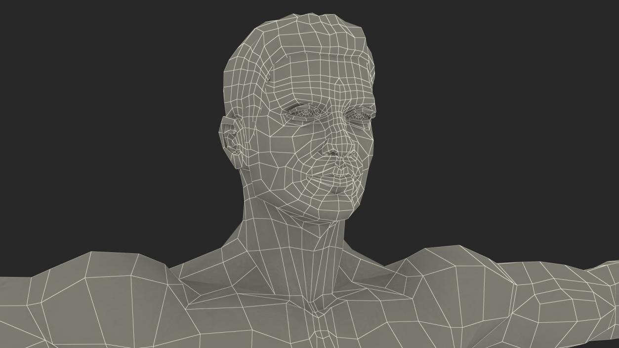 Athletic Man Rigged 3D model