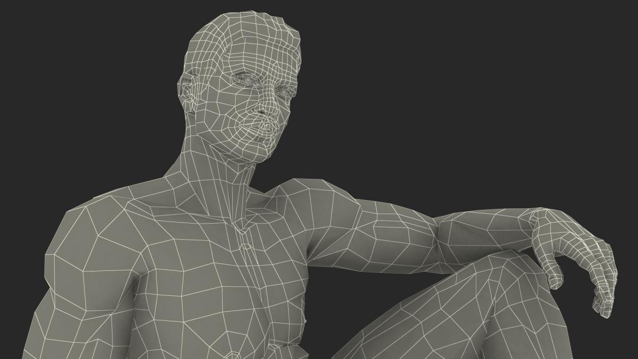 Athletic Man Rigged 3D model