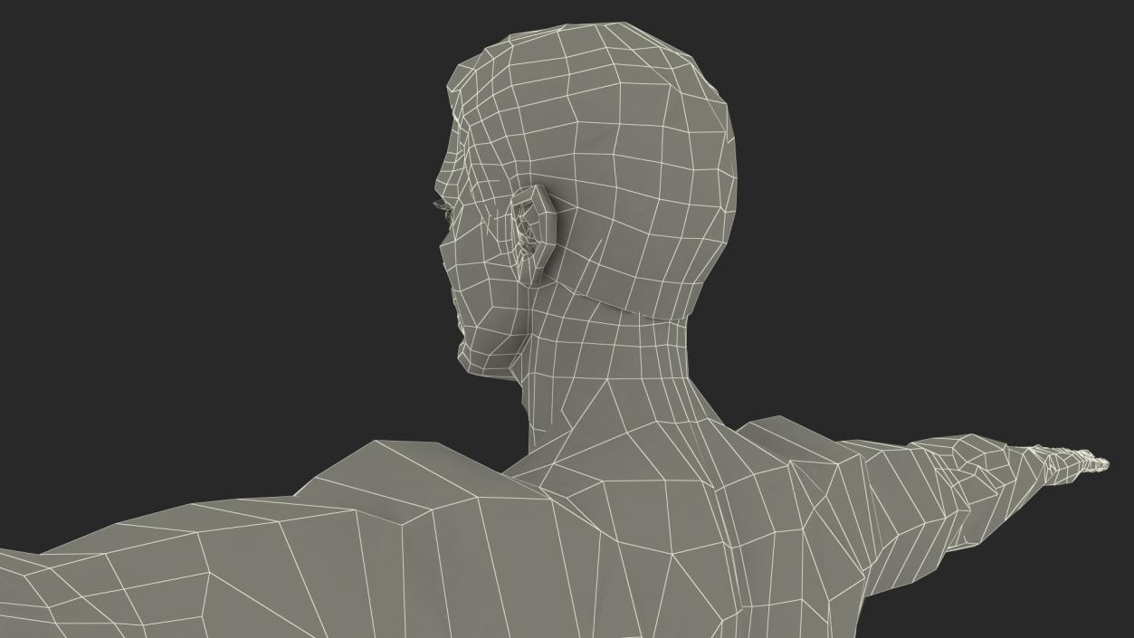 Athletic Man Rigged 3D model