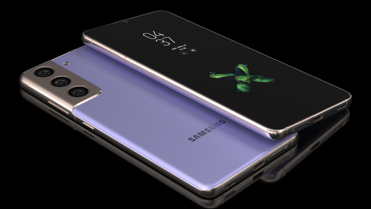 3D Samsung Galaxy S21 5g Phantom Violet