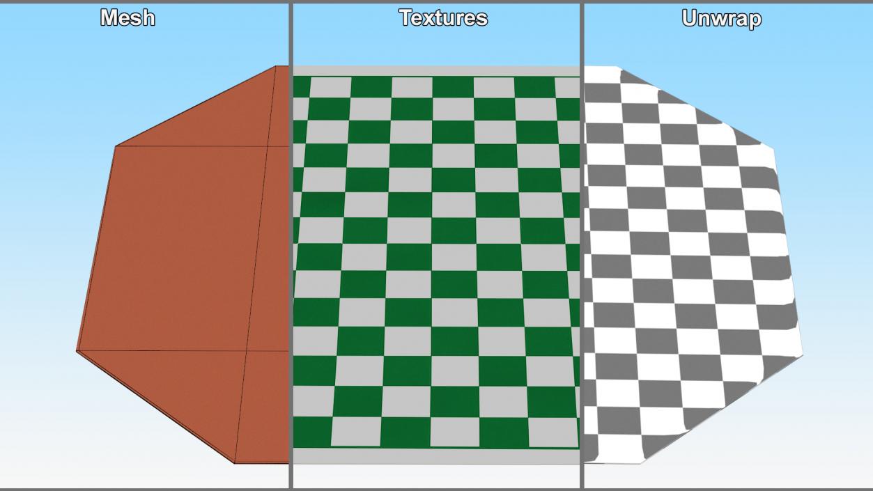 3D Checkers Board for 4 Players model