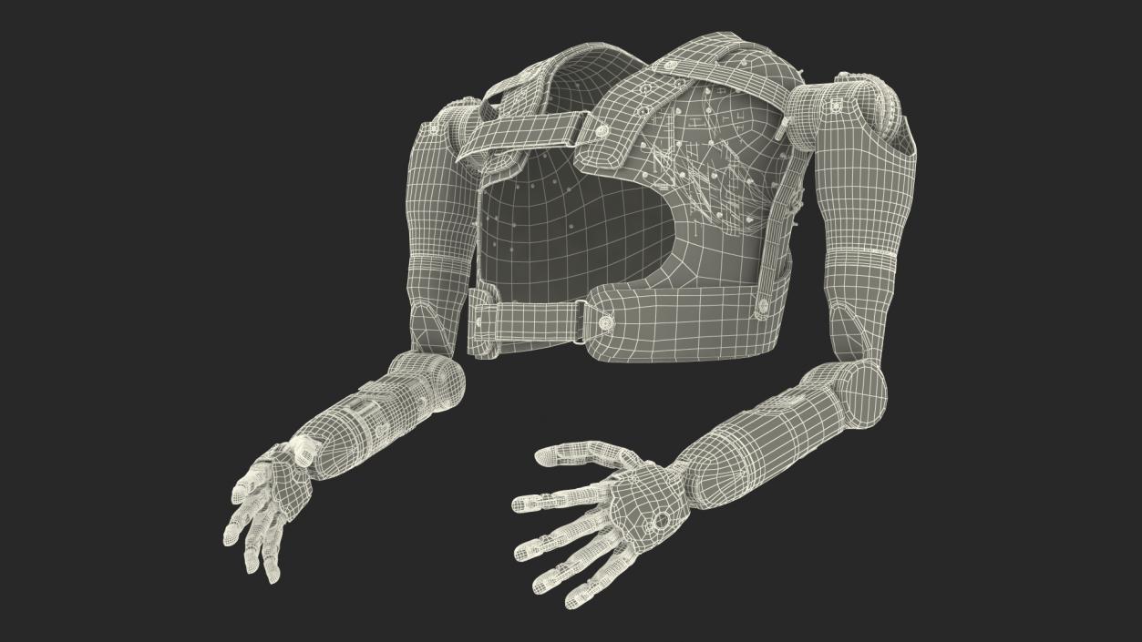 3D model Modular Prosthetic Limbs Fur Rigged